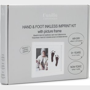 Vanilla Copenhagen - H�nd Og Fodaftryks�t - Black - 20,4 X 26,4 X 1,5 Cm