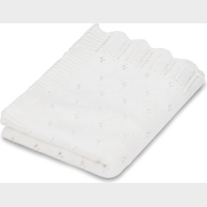 Vanilla Copenhagen - Strikket Babyt�ppe - Milk - 70 X 100 Cm