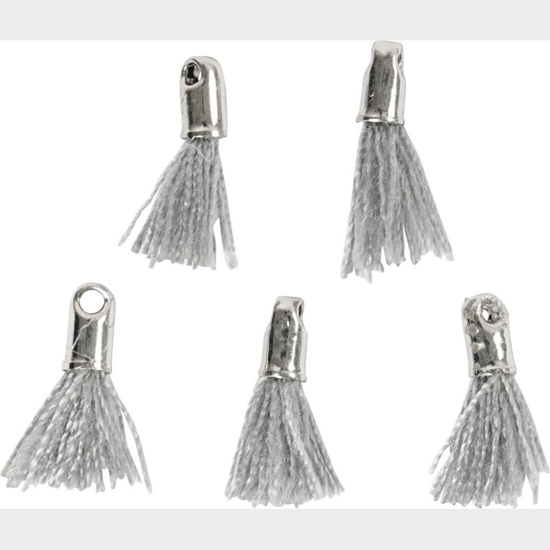 Vedh�ng - L 10 Mm - Hulstr. 1 Mm - Gr� - 5 Stk.