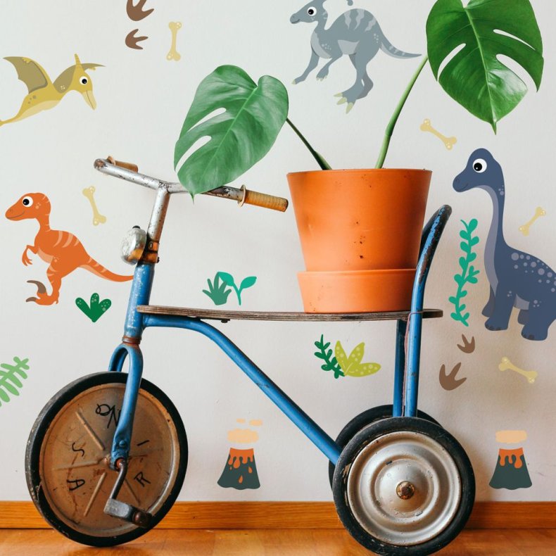 Venlig Dinosaur Wallstickers