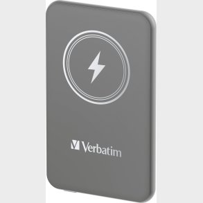 Verbatim - Charge �n� Go Magnetic Wireless Power Bank 5000