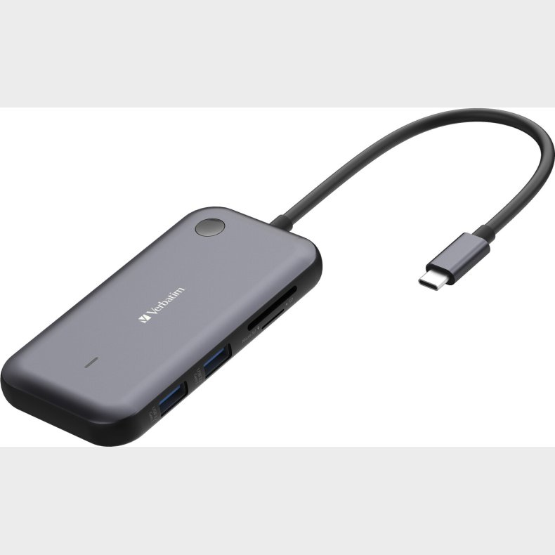 Verbatim - Share My Screen Usb-c Wireless Display Adapter 1080p W/hub
