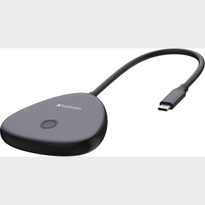 Verbatim - Share My Screen Usb-c Wireless Display Adapter 4k W/hub