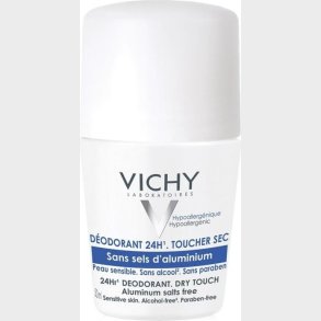 Vichy Roll On Deo - Antiperspirant 24h Uden Alkohol 50 Ml