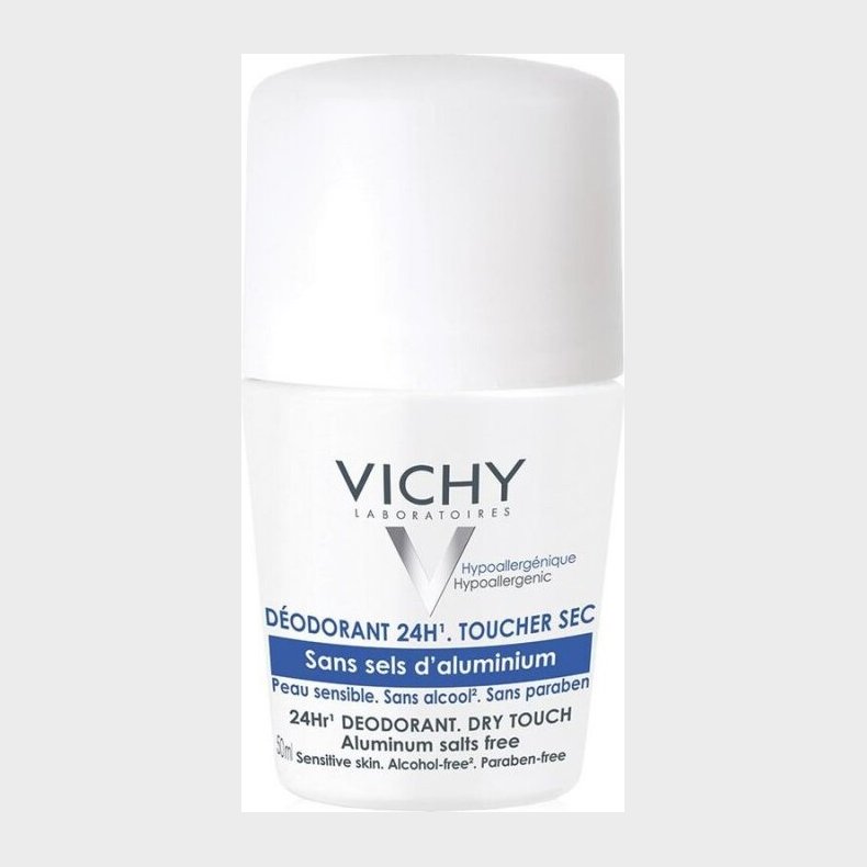 Vichy Roll On Deo - Antiperspirant 24h Uden Alkohol 50 Ml