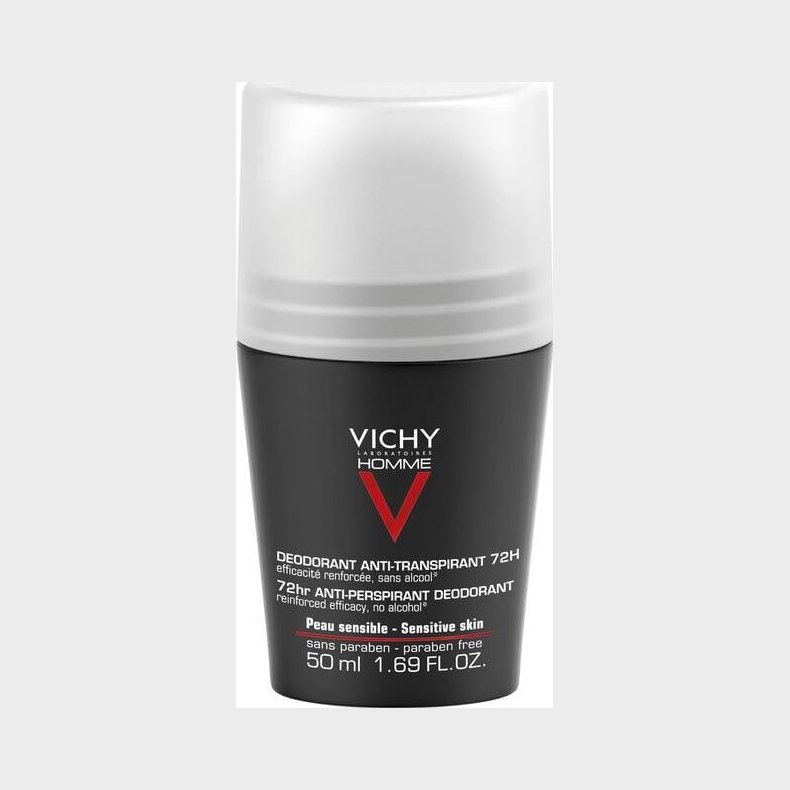 Vichy Homme - 72 Hour Antiperspirant Deodorant 50 Ml