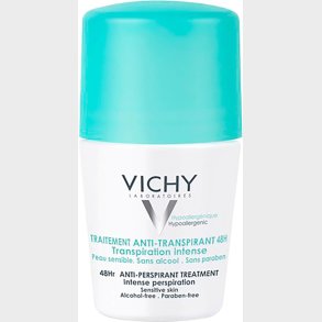 Vichy - Roll On Deodorant - Intensive Antiperspirant - 48 Timer 50 Ml
