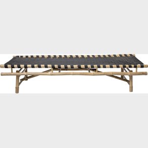 Bloomingville - Vida Daybed - Sort - Bambus - Udendrs
