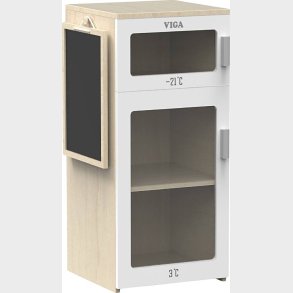 Lege K�leskab Og Fryser - K�lemontre Til K�bmandsbutik - Viga