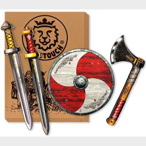 Vikinge st ''Sven'' 2xSvrd + Skjold + kse