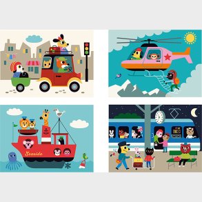 Vilac - Agamograph Puslespil - 20 Brikker - Transport