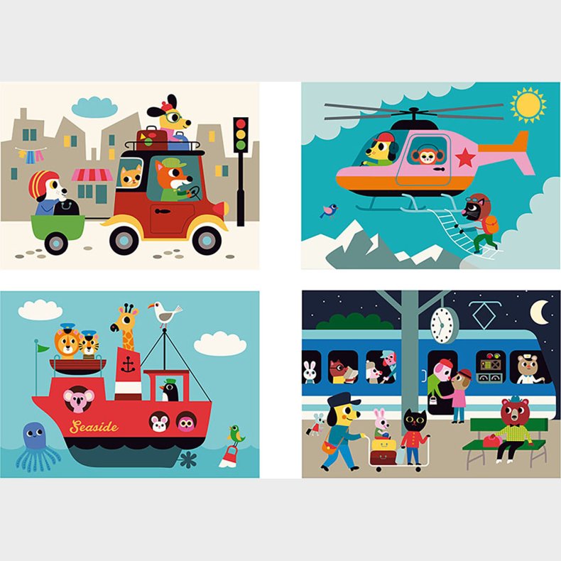 Vilac - Agamograph Puslespil - 20 Brikker - Transport