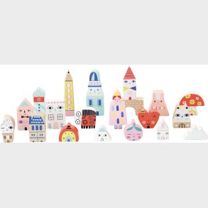 Vilac - Byggeklodser - Tiny City Af Suzy Ultman