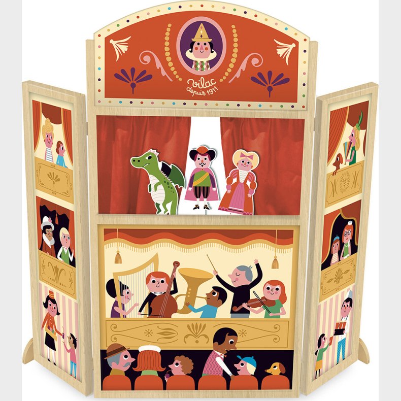 Vilac - Dukketeater - Brun