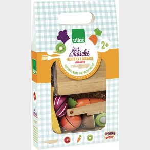 Vilac - Legemad I Tr - Frugt Og Grnt Skrest