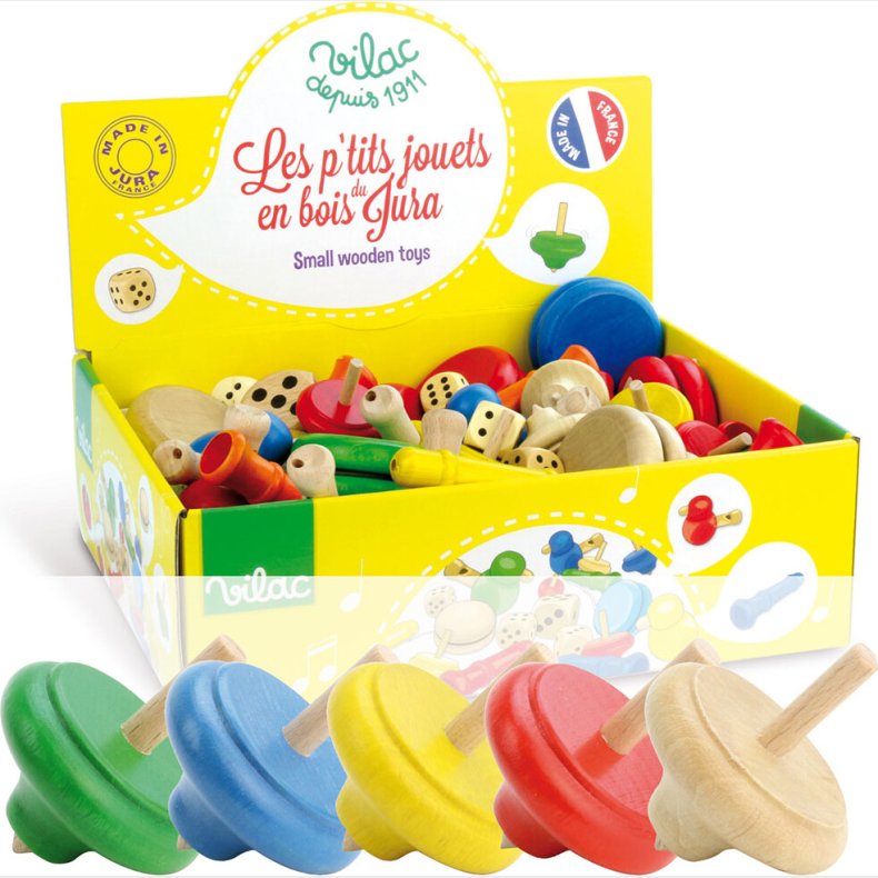 Vilac - Lille Snurretop - Assorterede