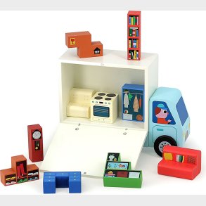 Vilac - Logikspil 19 Brikker - Flyttevogn