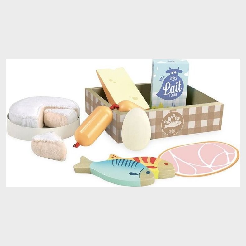 Vilac - Legemad - Fisk, Skinke Og Ost - 11 Dele