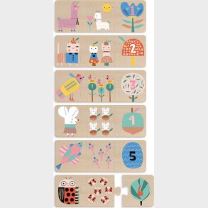 Vilac - Puslespil - Mor Og Dyreunge Af Suzy Ultman