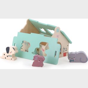 Vilac - Puttekasse - Lille Grd Med Dyrefigurer