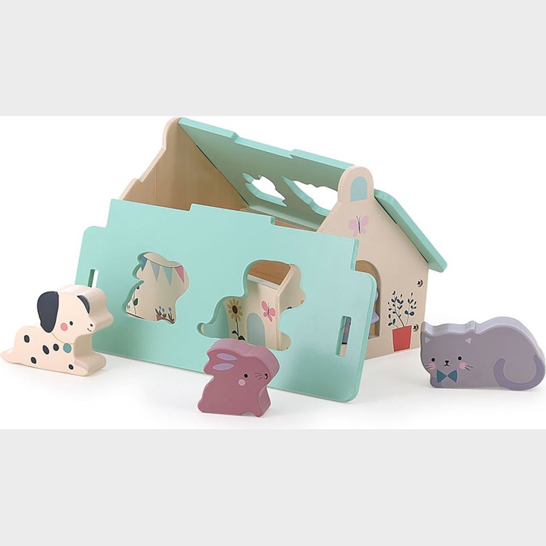 Vilac - Puttekasse - Lille Grd Med Dyrefigurer