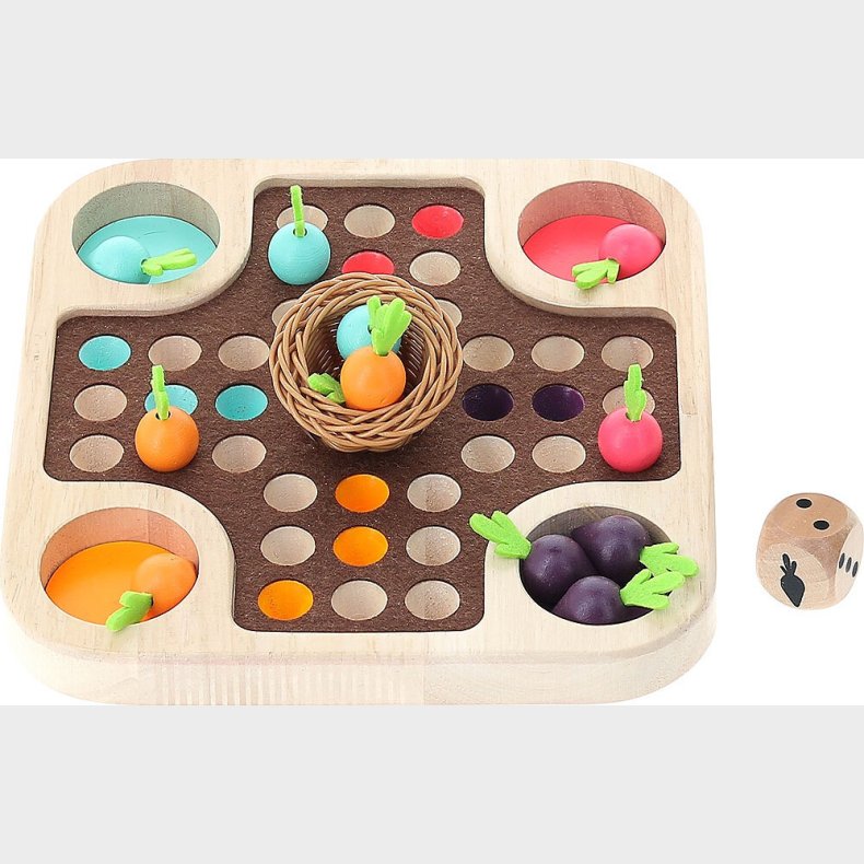 Vilac - Spil - Ludo Med Grntsager
