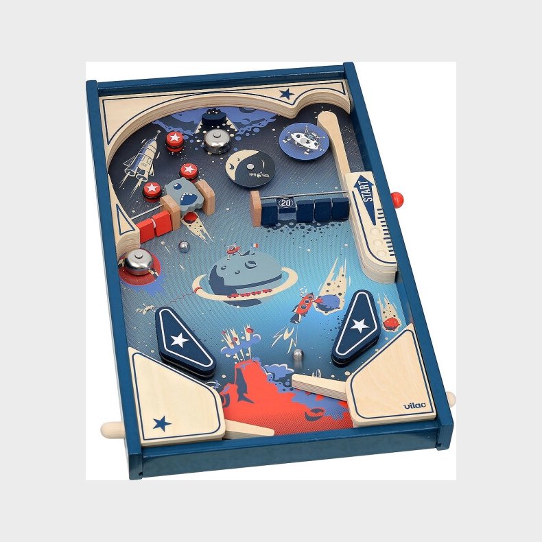 Vilac - Pinball Flippermaskine Til B�rn - Space