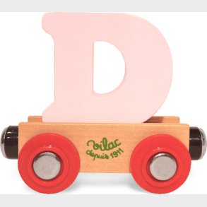 Navnetog I Tr� - Bogstav D - Lys Rosa - Vilac