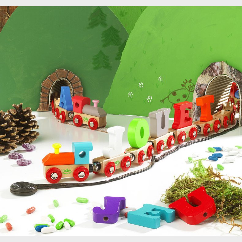 Vilac - Togvogn Med Bogstav E