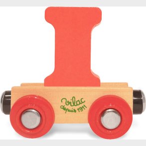 Navnetog I Tr� - Bogstav I - M�rk Orange - Vilac