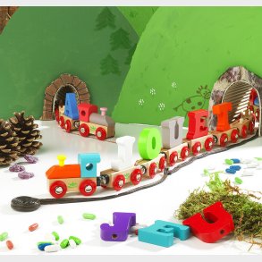 Vilac - Togvogn Med Bogstav N