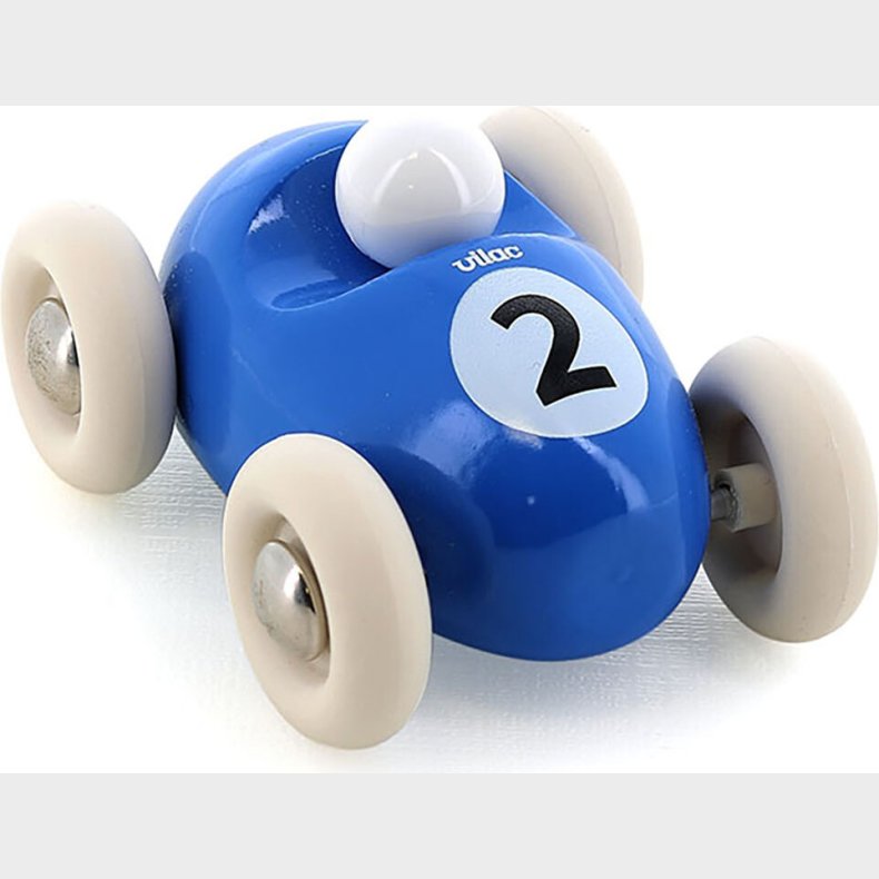 Vilac - Racerbil Leget�j I Tr� - Mini - Vintage - Nr. 2 - Bl�