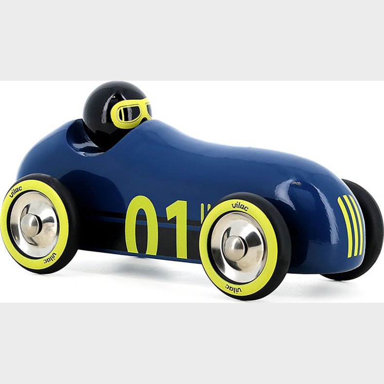 Vilac - Racerbil Leget�j I Tr� - Vintage - Old Sport - Matrosbl�