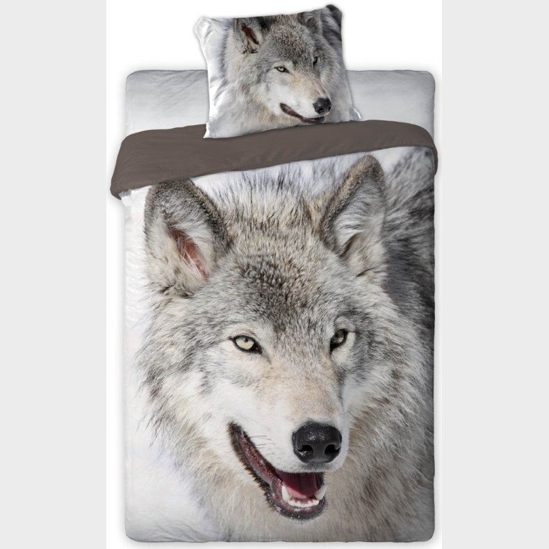 Vild ulv Sengetj 140x200 cm - 100 procent bomuld
