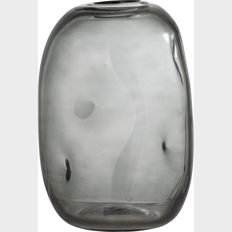 Bloomingville - Vinda Vase - Gr - Glas - H 26 Cm