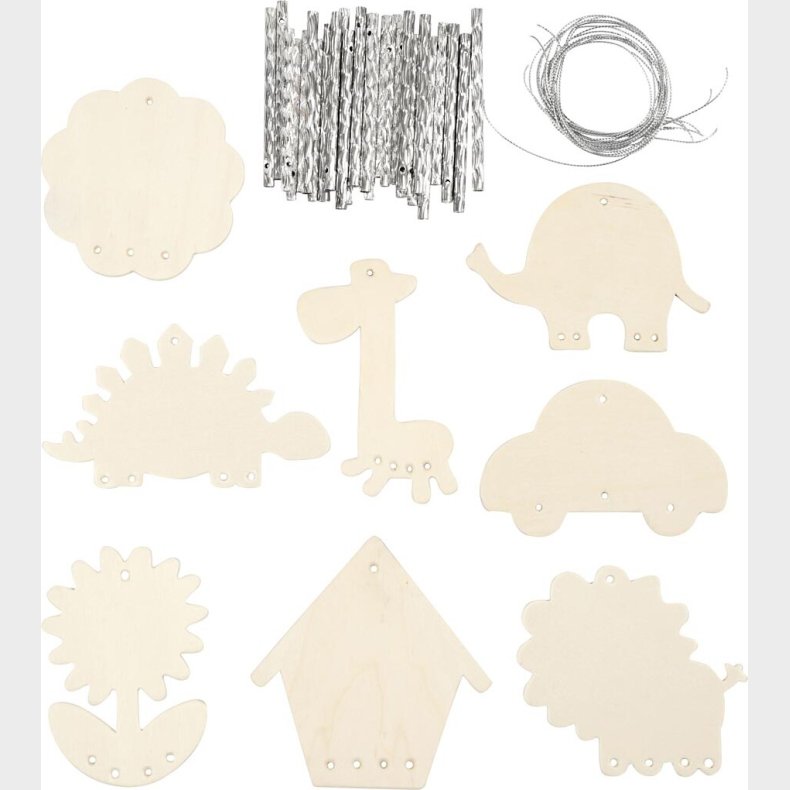 Vindspil - Str. 9-14 Cm - Tykkelse 2 Mm - 24 Stk.