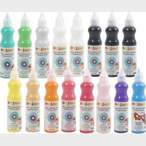 Vinduesmaling - Assorterede Farver - 16x75ml