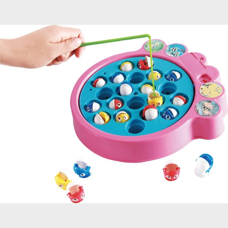 Fiskespil Med 3 Fiskestnger