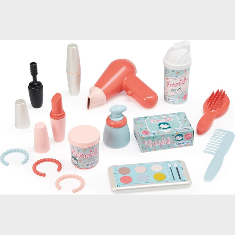 Sknhedssalon Legetj Til Brn - 14 Dele - Ecoiffier Mademoiselle