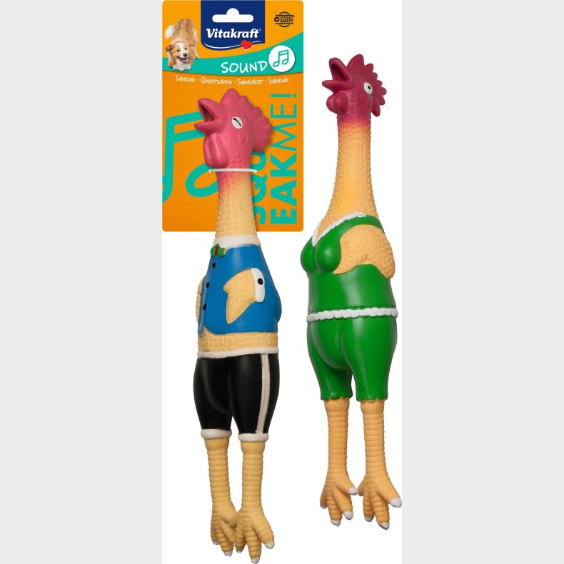 Vitakraft - 1 X Kylling I Latex L Hundeleget�j 39 Cm Assorteret