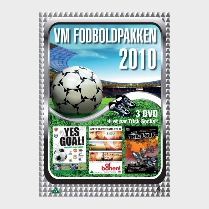 Vm Fodboldpakken - Yes Goal // Af Banen // The Trick-sok - DVD - Film