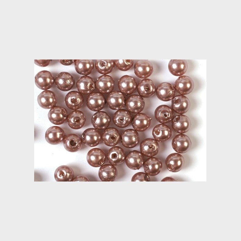 Voksperler Til Smykker - Brun - 3 Mm - 500 G