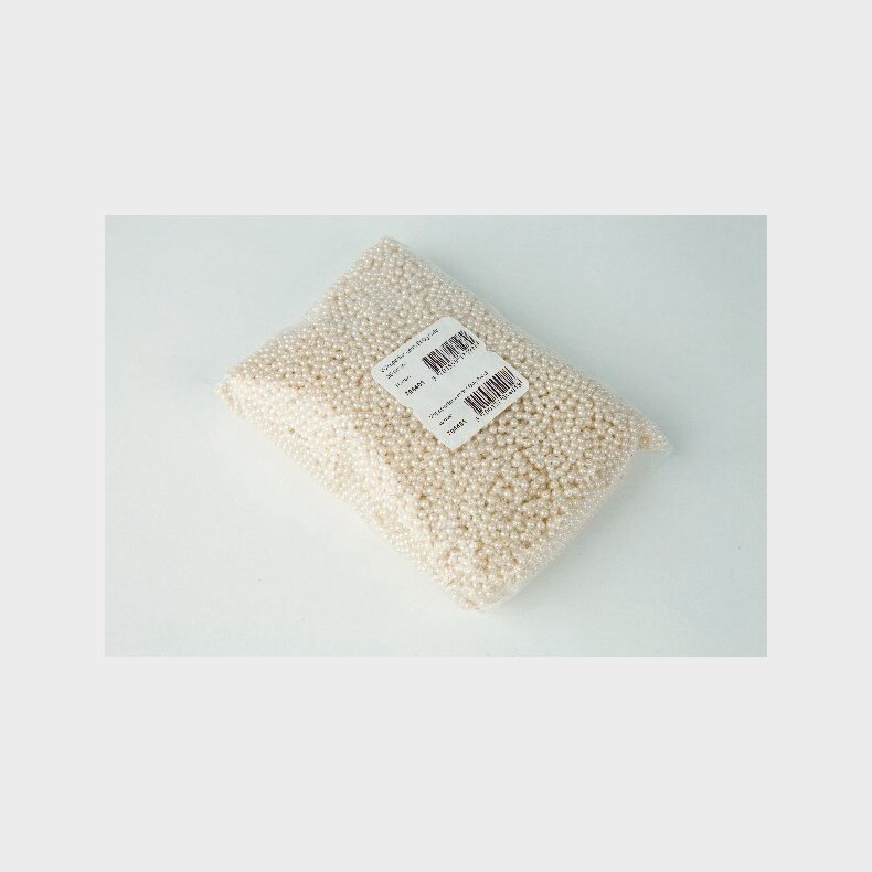 Voksperler - Hvid - 4 Mm - 500 G