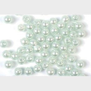 Voksperler - Lysegrn - 4 Mm - 500 G