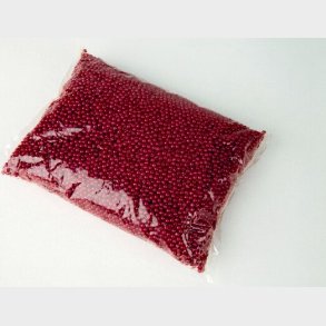Voksperler - Rd - 4 Mm - 500 G