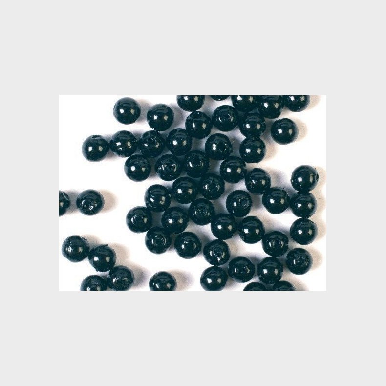 Voksperler - Sort - 4 Mm - 500 G