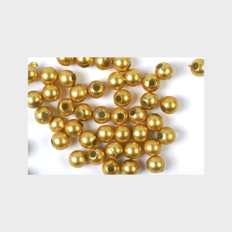 Voksperler - Mat Guld - 5 Mm - 500 G