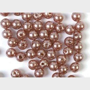 Voksperler - Brun - 8 Mm - 500 G