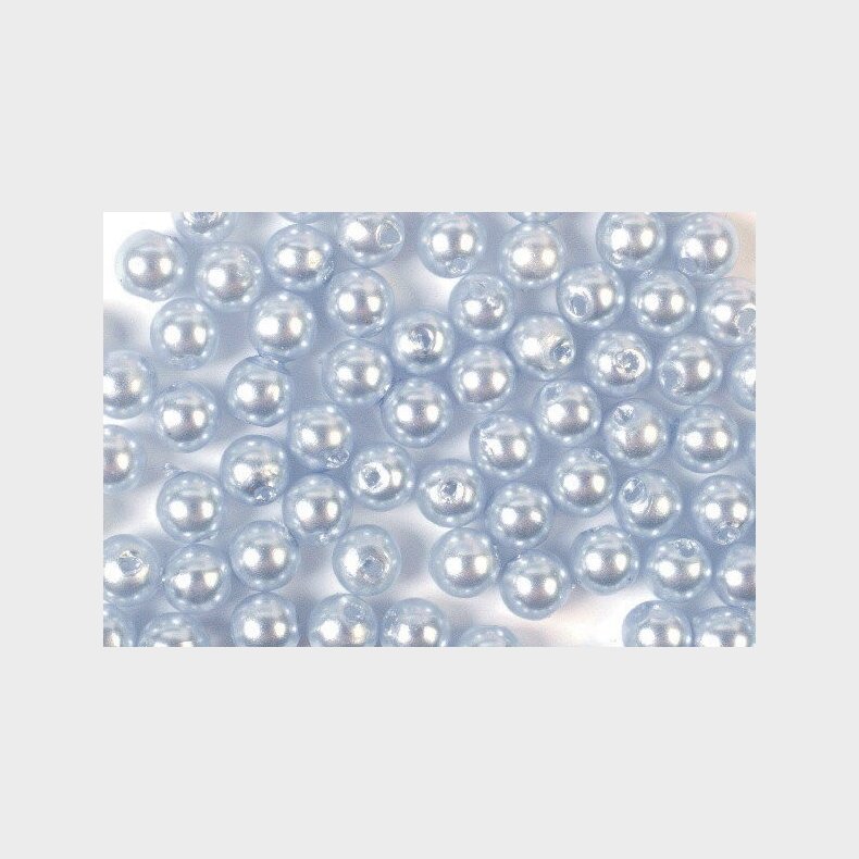 Voksperler - Lysebl - 8 Mm - 500 G