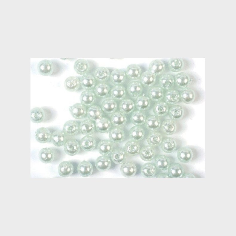 Voksperler - Lysegrn - 8 Mm - 500 G